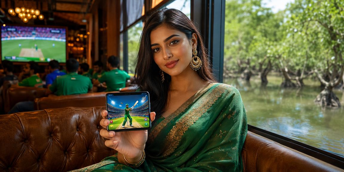 সিলেটে মোবাইল দিয়ে ক্রিকেট বেটিং করছেন একজন তরুণ ব্যবহারকারী